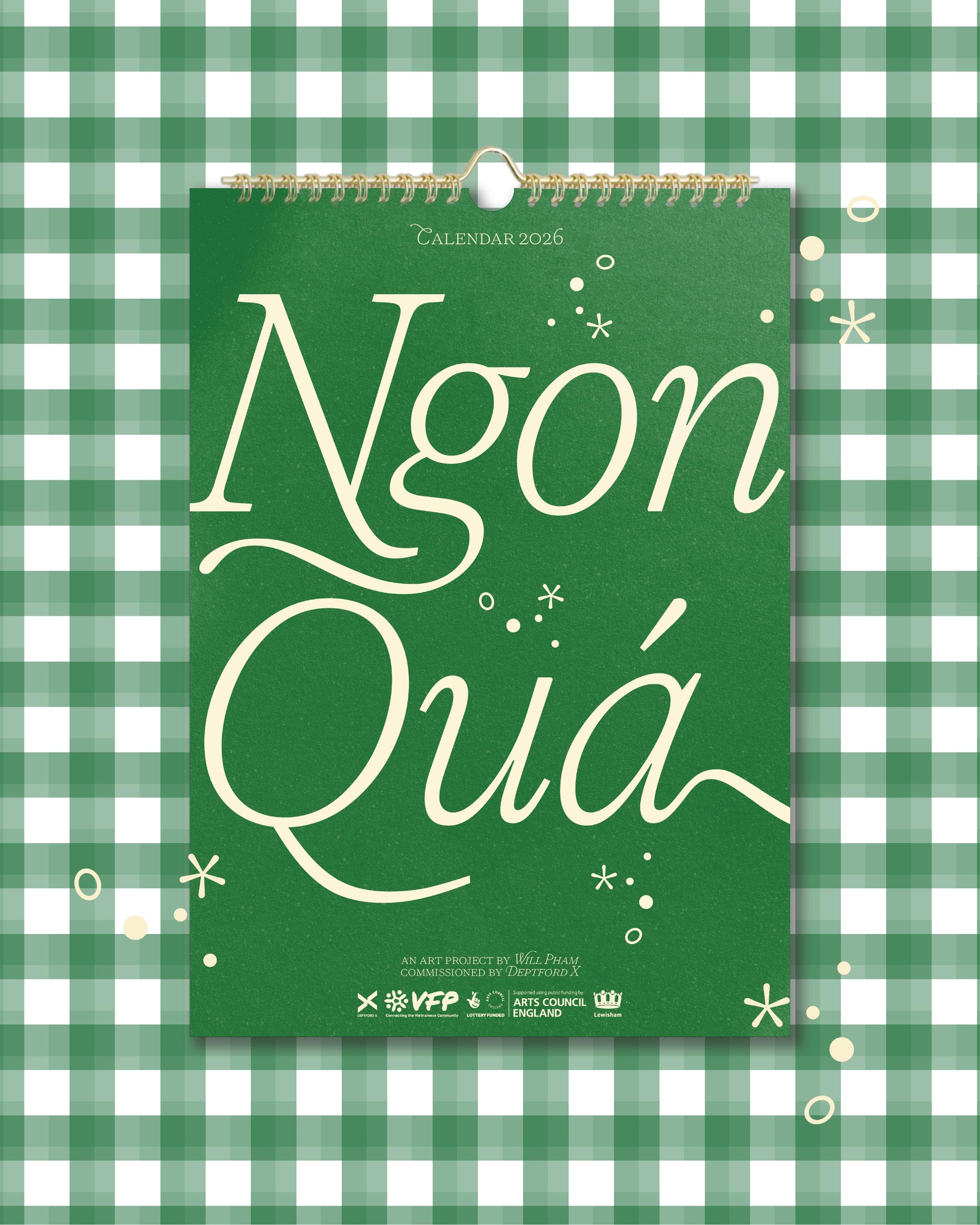 Will Pham Deptford X- Ngon Qua (Recipes of Life) Calendar 2026
